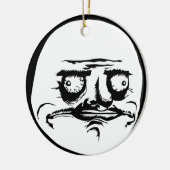 Me Gusta Face Meme Keramisch Ornament (Links)