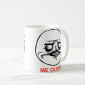 Me Gusta Face Meme Koffiemok (Voorkant rechts)
