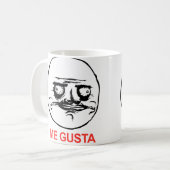 Me Gusta Face Meme Koffiemok (Voorkant links)