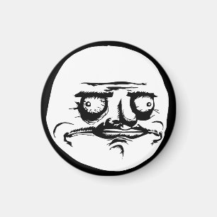 Me Gusta Face Meme Magneet