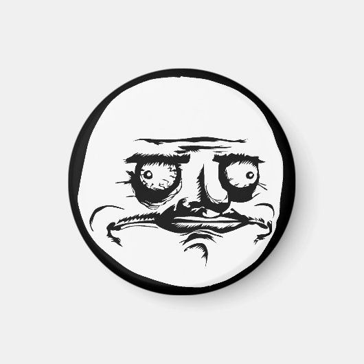 Me Gusta Face Meme Magneet (Voorkant)