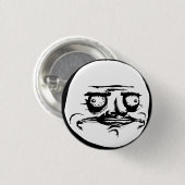 Me Gusta Face Meme Ronde Button 3,2 Cm (Voorkant /achterkant)