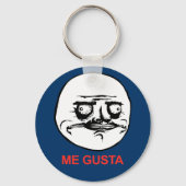 Me Gusta Face Meme Sleutelhanger (Voorkant)