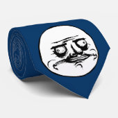 Me Gusta Face Meme Stropdas (Opgerold)