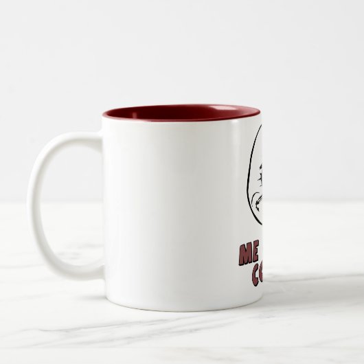 Me Gusta Meme Coffe Mug Tweekleurige Koffiemok (Links)