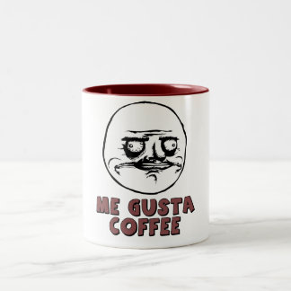 Me Gusta Meme Coffe Mug Tweekleurige Koffiemok