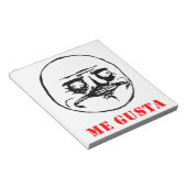 Me Gusta - meme Notitieblok (Schuin)
