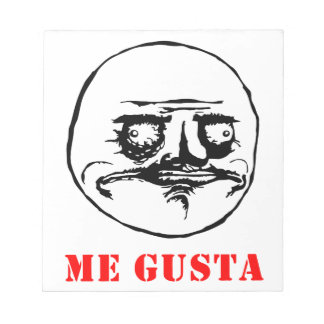 Me Gusta - meme Notitieblok