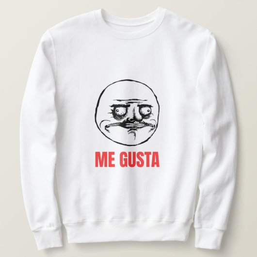 Me Gusta Meme Trui (Design voorkant)