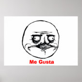 Me Gusta Poster (Voorkant)