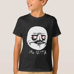 Me Gusta Raging Comic Face T-shirt