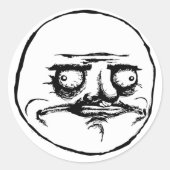 Me Gusta Ronde Sticker (Voorkant)