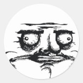 Me Gusta Ronde Sticker (Voorkant)