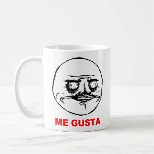 Me Gusta (tekst) Koffiemok (Links)
