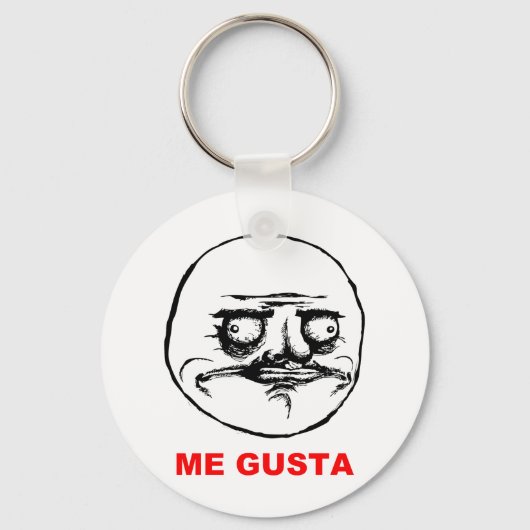 Me Gusta (tekst) Sleutelhanger (Voorkant)