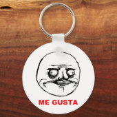 Me Gusta (tekst) Sleutelhanger (Voorkant)