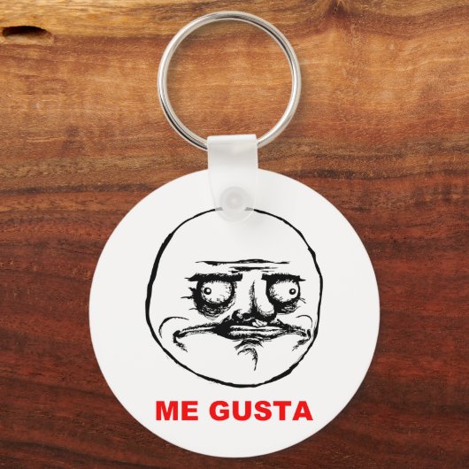 Me Gusta (tekst) Sleutelhanger (Voorkant)