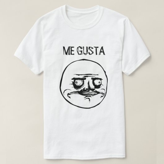 ME GUSTA (WITTE) T-SHIRT (Design voorkant)