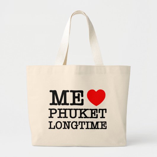 ME HOEFT VAN LONGTIJD GROTE TOTE BAG (Voorkant)