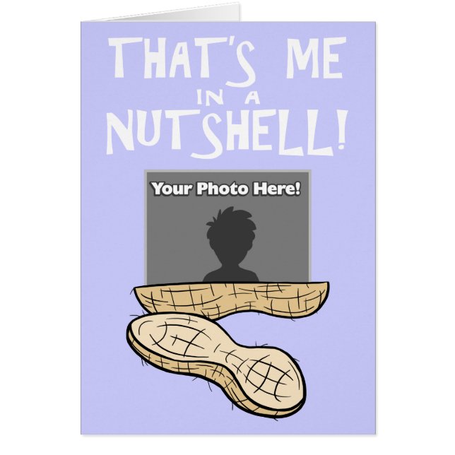 "Me in a Nutshell"-kaart (Voorkant)