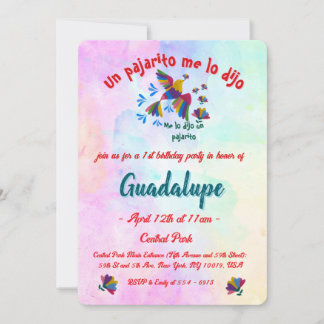 Me lo dijo un pajarito - Arte Mexicano Digital Kaart