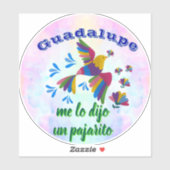 "Me lo dijo un pajarito" personalizable Sticker (Vel)