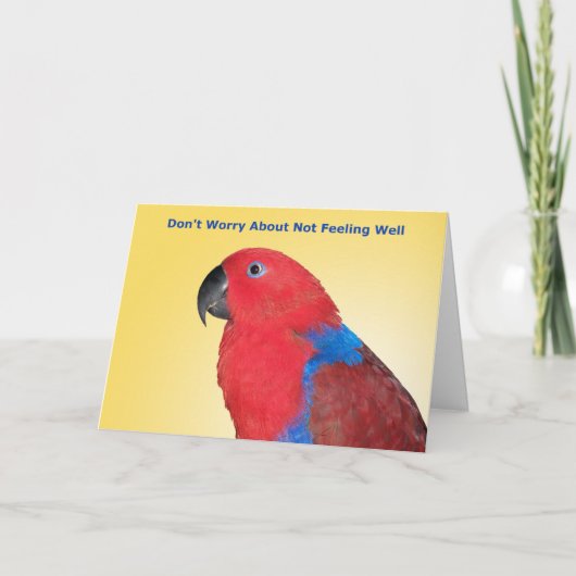 Me maak niet ongerust kaart (Voorkant)