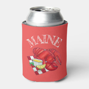ME Maine Lobster Shack Seafood Dinner Red Gingham Blikjeskoeler