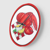 ME Maine Lobster Shack Seafood Dinner Red Gingham Grote Klok (Hoek)