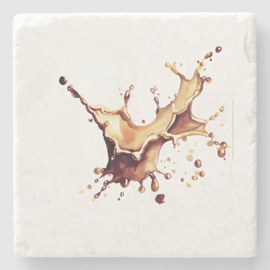 Me Messy, Never! Stenen Onderzetter (Voorkant)