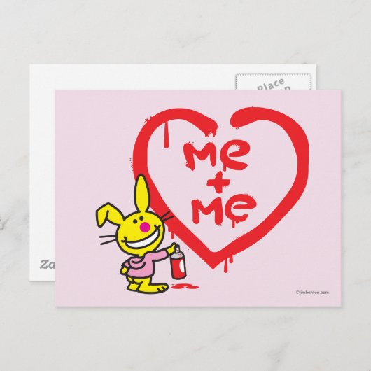 Me + mij briefkaart (Voorkant / Achterkant)