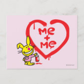 Me + mij briefkaart (Voorkant)