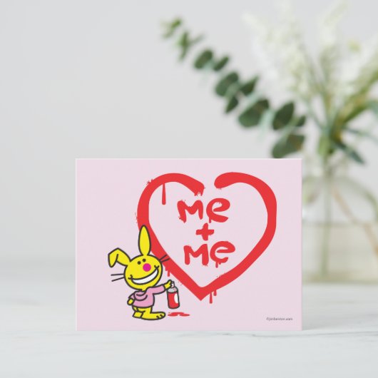 Me + mij briefkaart (Staand voorkant)