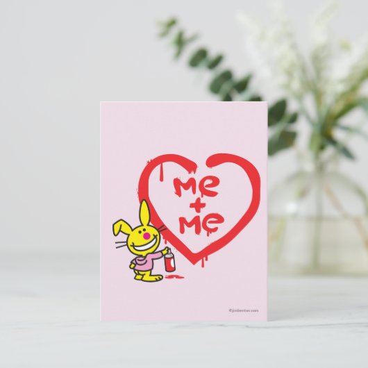 Me + mij briefkaart (Staand voorkant)