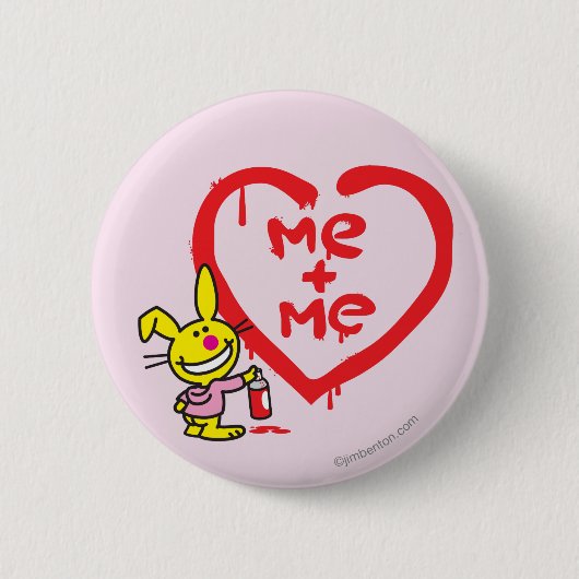 Me + mij ronde button 5,7 cm (Voorkant)