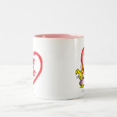 Me + mij tweekleurige koffiemok (Center)