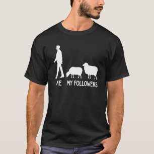 Me Mijn Volgers Schaap Herder Keeper Dier Soci T-shirt