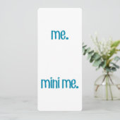 Me & Mini Me Kaart (Staand voorkant)
