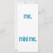 Me & Mini Me Kaart (Voorkant)