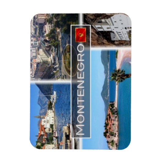 ME Montenegro - Podgorica - Magneet (Verticaal)