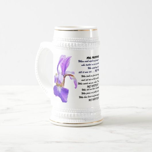 ME MUDDER STEIN BIERPUL (Voorkant links)