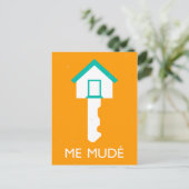 me mude llave de casa briefkaart (Staand voorkant)