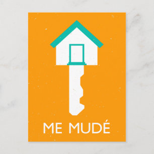 me mude llave de casa briefkaart