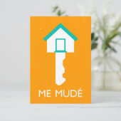 me mude llave de casa kaart (Staand voorkant)