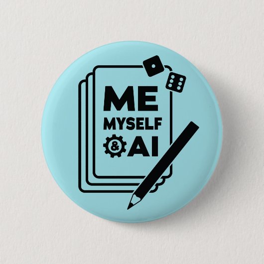 Me, Myself & AI, Black Art Button (Voorkant)