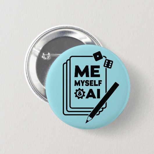Me, Myself & AI, Black Art Button (Voorkant /achterkant)