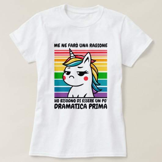 Me ne farò una ragione T-shirt (Design voorkant)