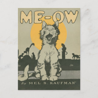Me-ow Briefkaart