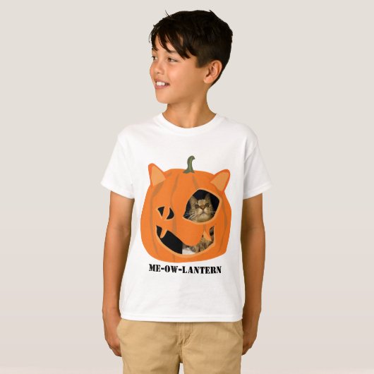 ME-OW-LANTERN T-SHIRT (Voorkant volledig)