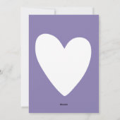 Me Plus You is gelijk aan Love Valentijnsdag Card Feestdagenkaart (Achterkant)